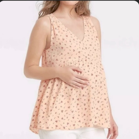 (XS)- The Nines by HATCH Sleeveless V-Neck Tank Top‎ - Picture 1 of 8